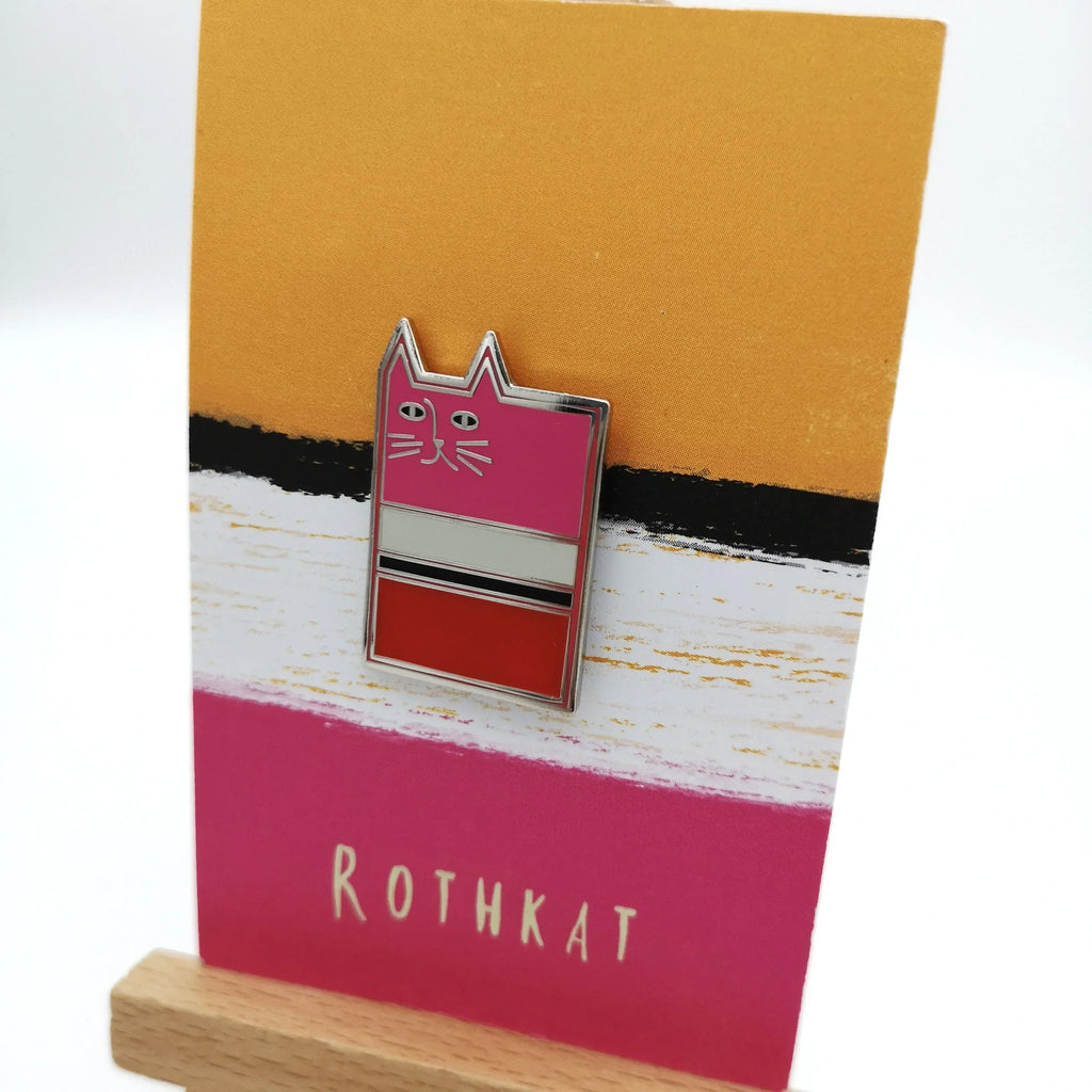 Pin "Rothkat" aus Emaille Sir Mittens