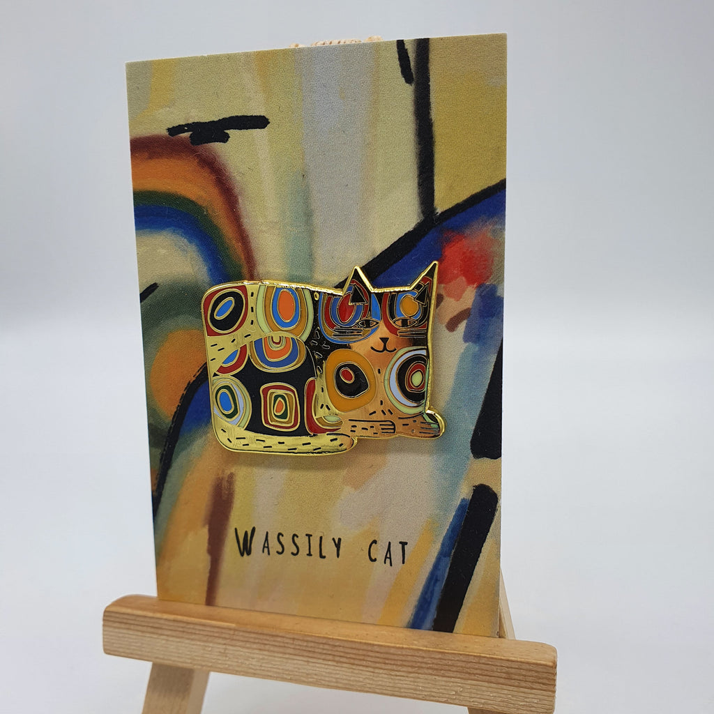Pin "Wassily Catinsky" aus Emaille Sir Mittens