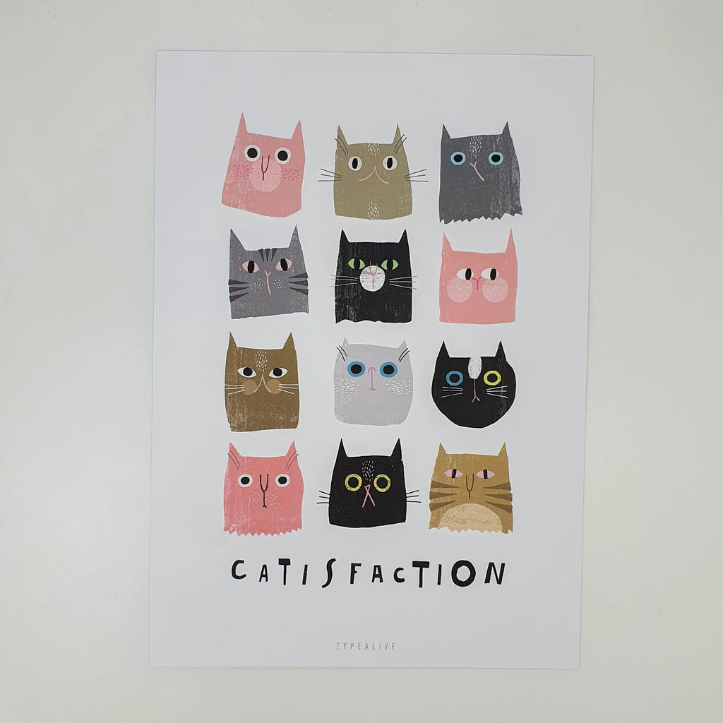 Print "Catisfaction", zwei Größen Sir Mittens