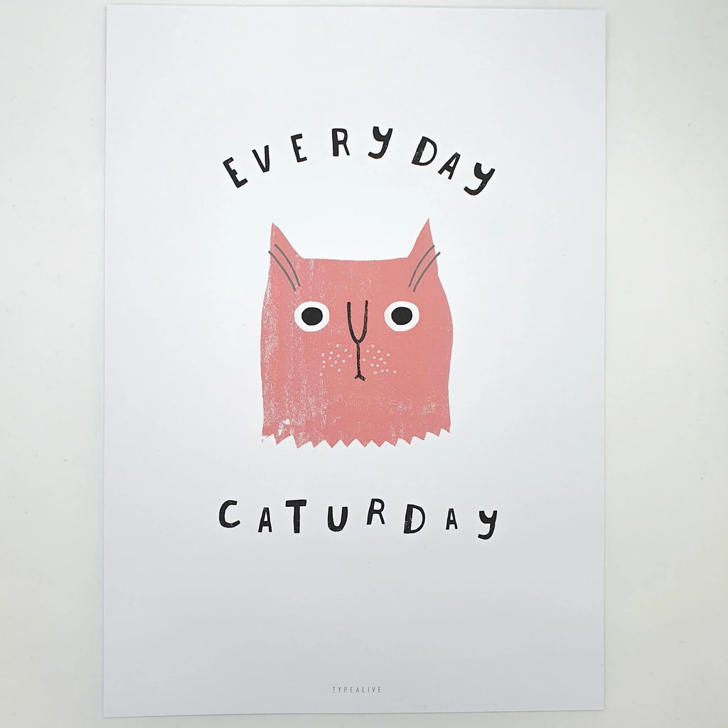 Print "Everyday Caturday", zwei Größen Sir Mittens