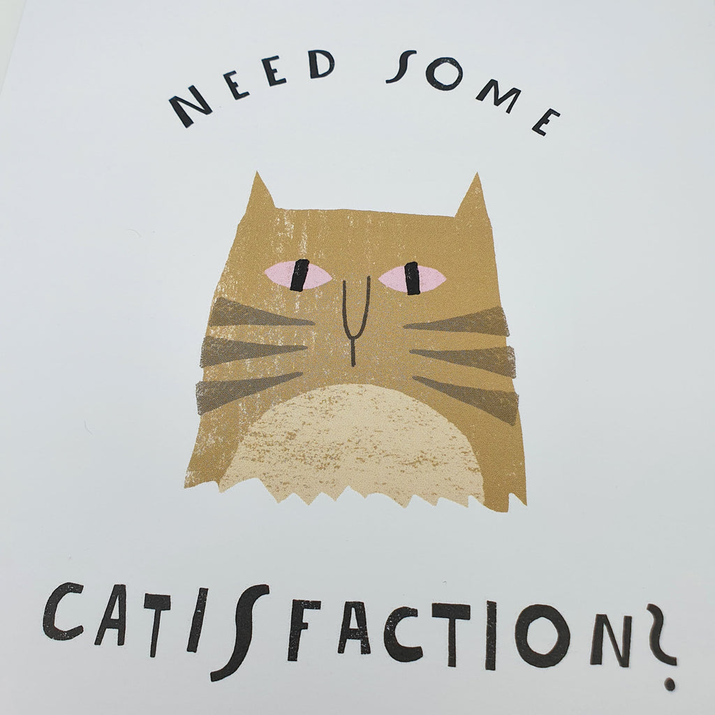 Print "Need Some Catisfaction", zwei Größen Sir Mittens