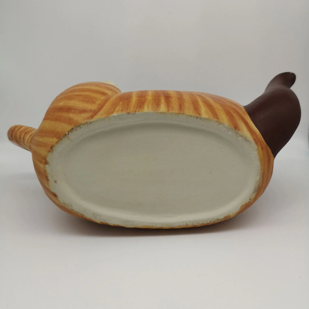 Seltene Katzen-Teekanne mit Wollknäul, Keramik Sir Mittens