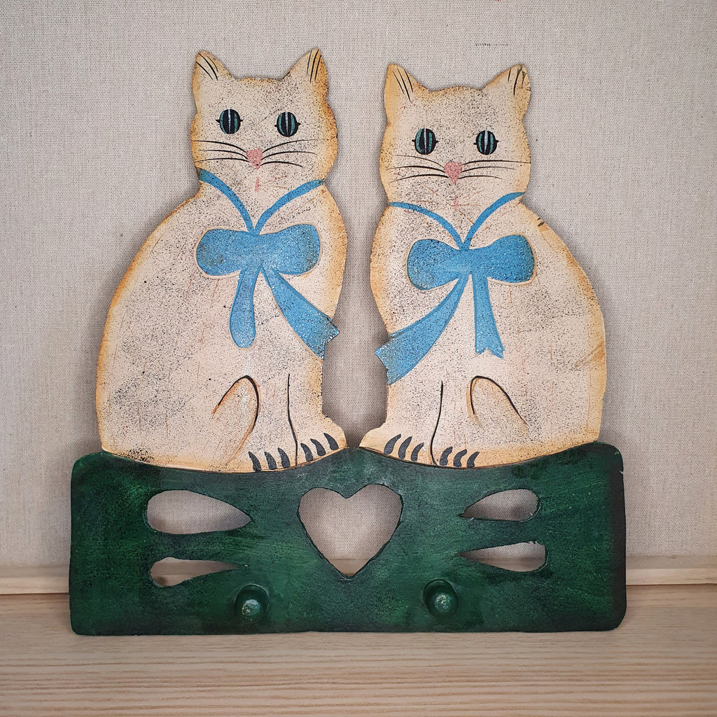 Süße Katzen-Garderobe aus Holz Sir Mittens