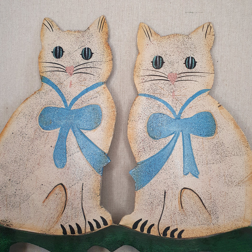 Süße Katzen-Garderobe aus Holz Sir Mittens