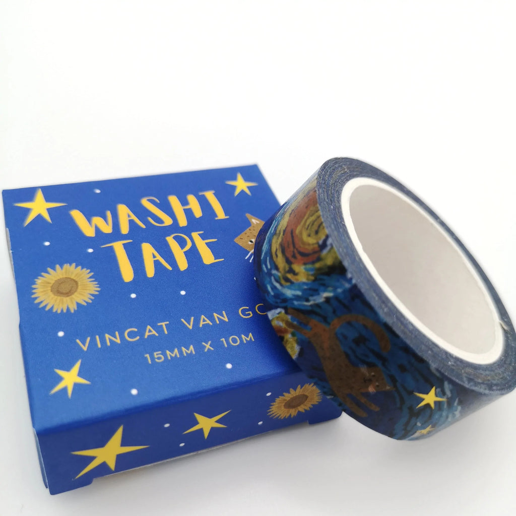 Washi-Tape "Vincat van Gogh" zum Dekorieren Sir Mittens